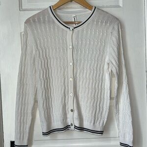 GIRLS CREWNECK CARDIGAN SWEATER